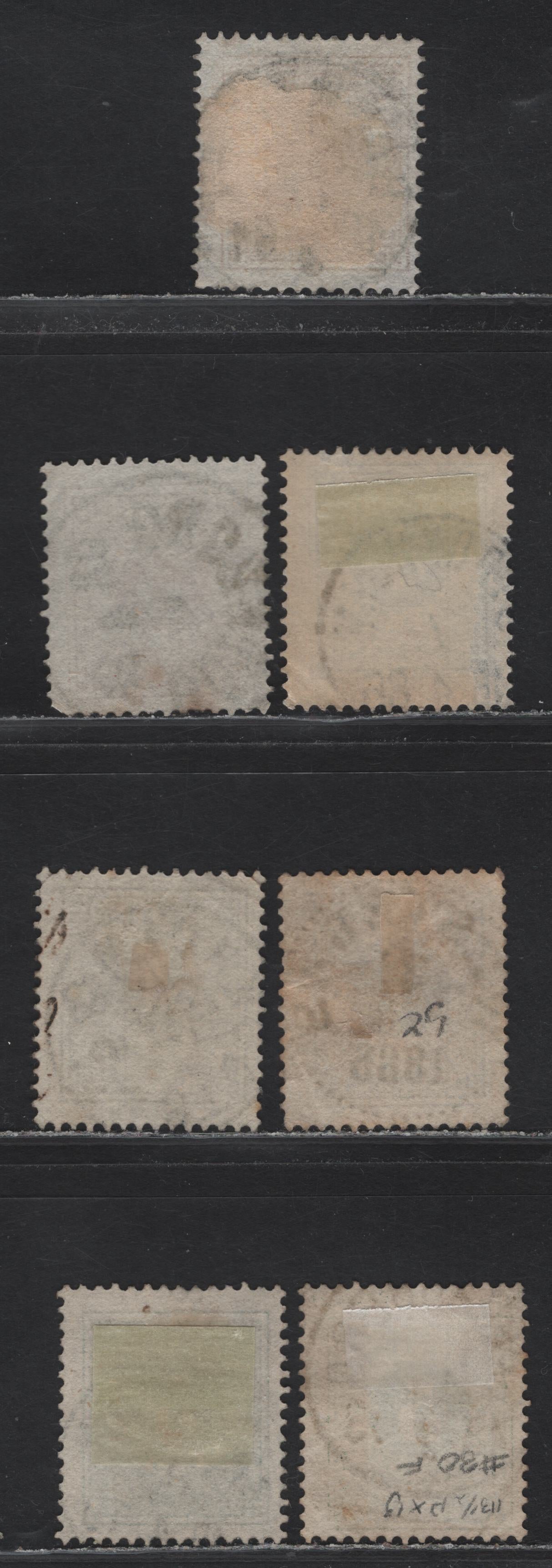 Lot 151 Sweden (C) SC#28-30 3o - 5o Yellow Brown - Dark Green Numeral, 1877-1879 Numeral Issue, 3 Fine/Very Fine Used Singles, Perf 13, SON Town Cancels, One 4o With A Thin.