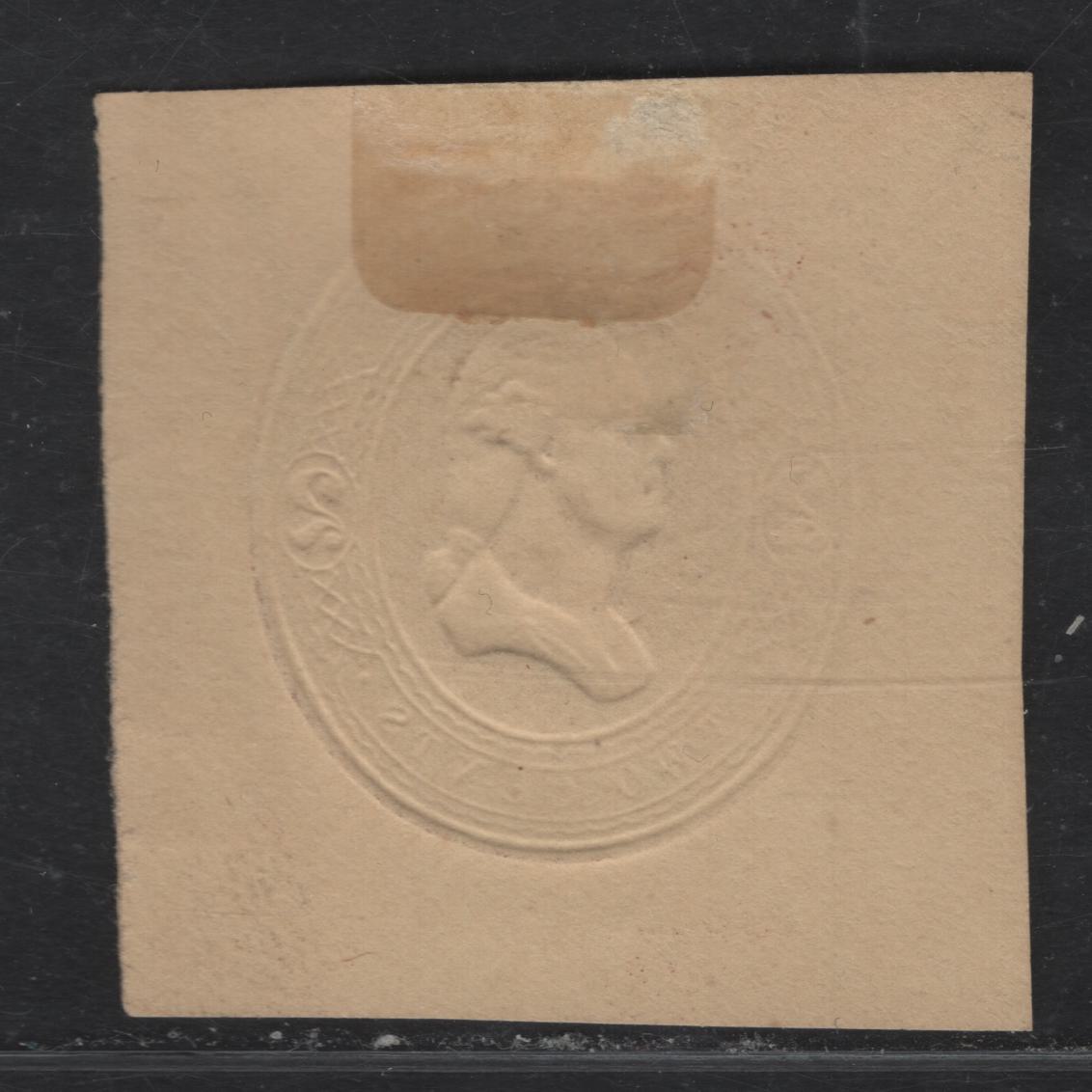 Lot 212 United States SC#U282 2c Brown Washington, 1884-1886 Issue, A Very Fine Used Cut Square, On Manilly Envelope, Fancy Star Cancel