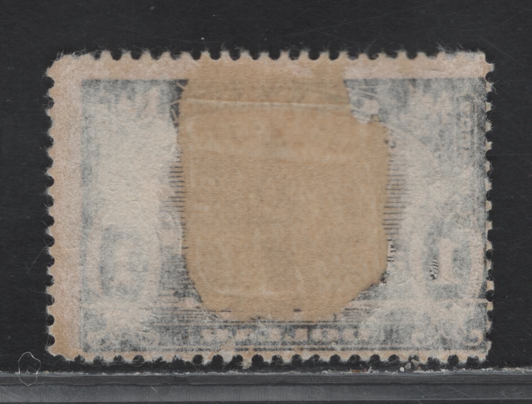 Lot 369 Canada #227 $1 Prussian Blue Champlain Statue, 1935 KGV Pictorial Issue, A FOG Single, CBN-QQQ Paper, Perf 11.95, Considerable Album Adhesions On the Gum.