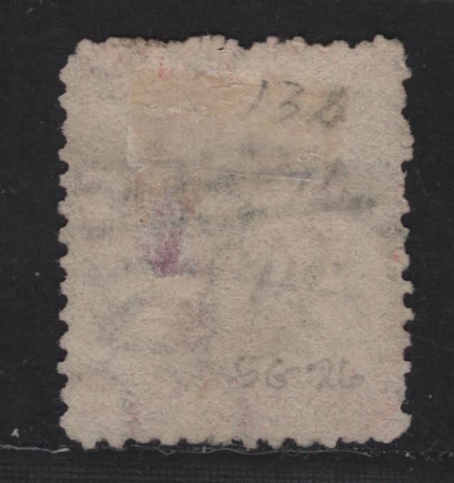 Lot 3A Bahamas SG#26 4d Bright Rose Queen Victoria, 1863-1877 Chalon Heads Issue, A Very Good Used Single, Perf 12.5, Crown CC Wmk, VF Centered For This Issue, Hinge Thin On Back, Nice Bright Color & SON AO5 Cancel.