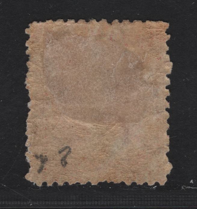 Lot 4 Bahamas SG#27 4d Dull Rose Queen Victoria, 1863-1877 Chalon Heads Issue, A FOG Single, Perf 12.5, Crown CC Wmk, VF Centered For This Issue, 2 Short Perfs At Bottom.