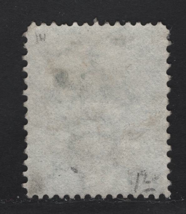 Lot 11A Bermuda SG#11 1/- Green, 1865-1903 Queen Victoria Keyplates Issue, Wmk Crown CC, A FUN Single Perf 14x12 1/2
