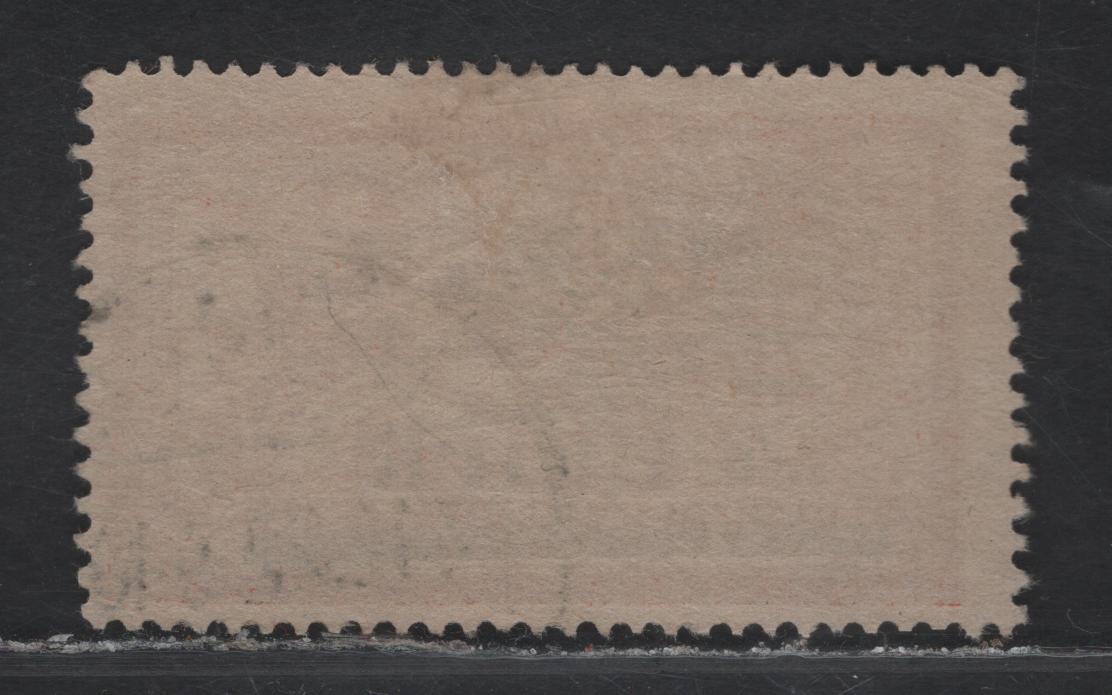 Lot 218 Memel Michel#31IIX (SC# 31var) 4m on 2fr Orange & Pale Blue Merson, 1920 Overprinted Merson Issue, A Fine Used Single, 1.45mm Between Mark & Surcharge Bar, Grayish Paper, December 4 1922 Memel CDS.