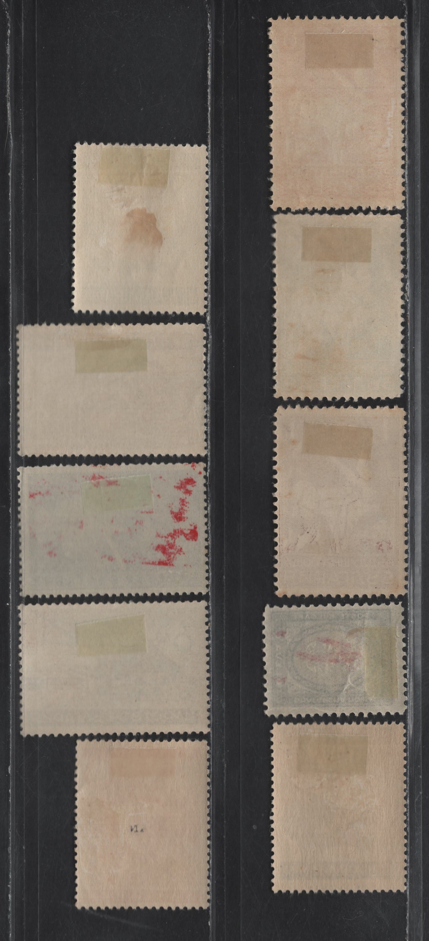 Lot 256 Bulgaria SC#317, 322-323, 347, 363, C22, C4, C15-C17 10s - 6l Red Orange - Deep Rose Nat'l Products - Airmail, 1938 Nat'l Products - Airmail Issues, 10 F/VFOG Singles