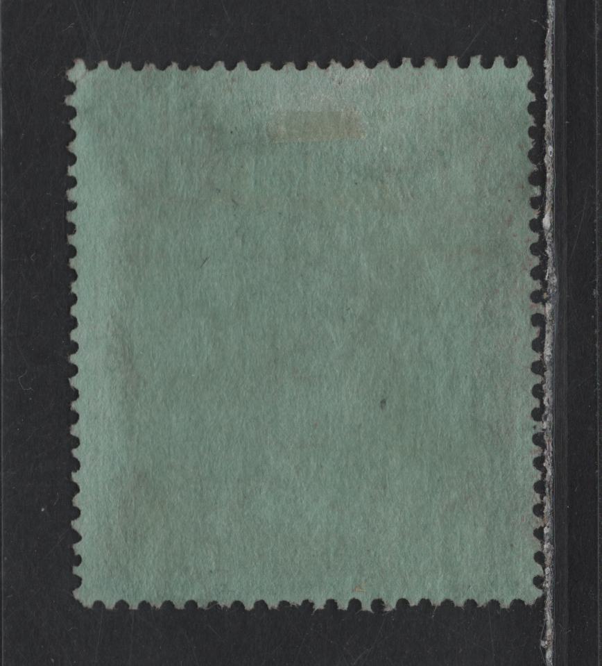 Lot 50 Bermuda SG#54 10/- Green & Carmine on Pale Bluish Green King George V, 1918-1922 KGV Issue, A Very Fine Used Single, Very Faint But Readable Hamilton CDS Cancel