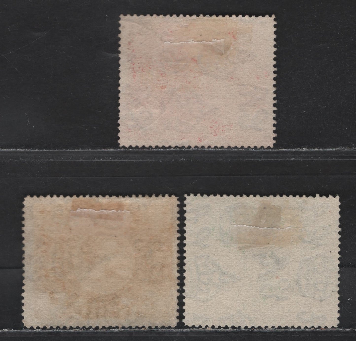 Lot 65 Bermuda SG#74-76 1/4d - 1d Brown - Deep Carmine Representative Institutions, 1921 Tercentenary of Representative Institutions Issue, 3 Fine Used Singles