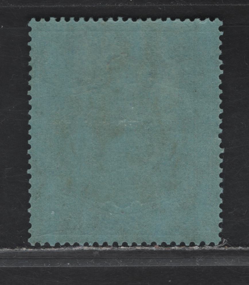 Lot 80 Bermuda SG#88 2/- Purple and Bright Blue on Pale Blue King George V, 1924-1932 Caravel Definitive Issue, A VFOG Single, High Value, Script CA Wmk
