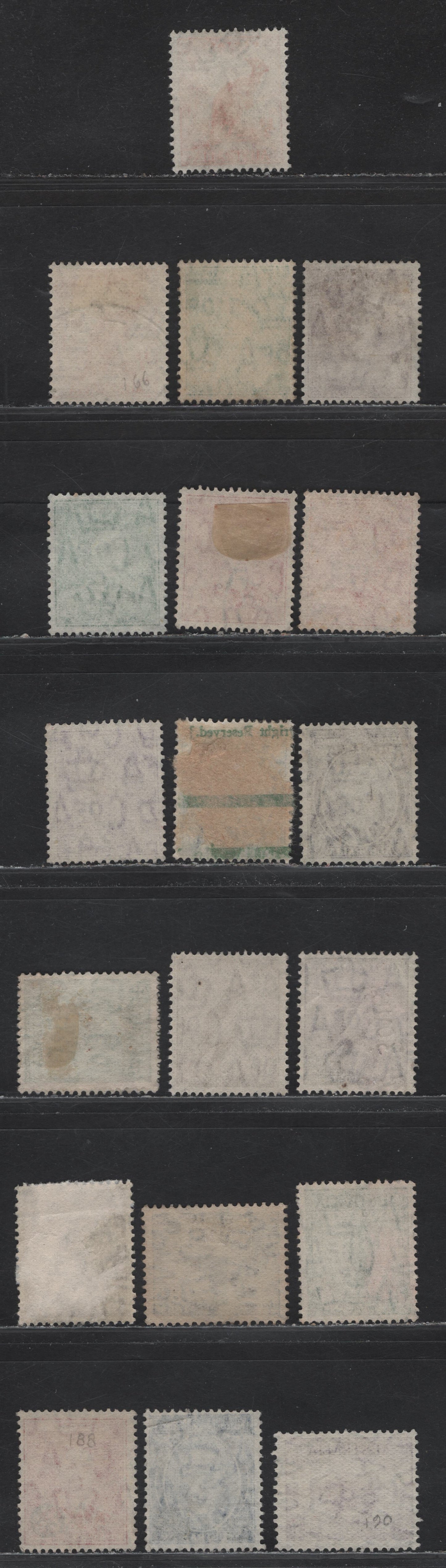 Lot 251 Australia (C) SG#179-181, 183-190a, 191-192, 200-202, 184w 1/2d - 5.5d on 5d Orange - Purple , 1937-1949 Zoological  & Surcharged Issues, 19 Fine/Very Fine Used Singles, Perf 15x14 or 14x15, Includes 2d With Inverted Wmk