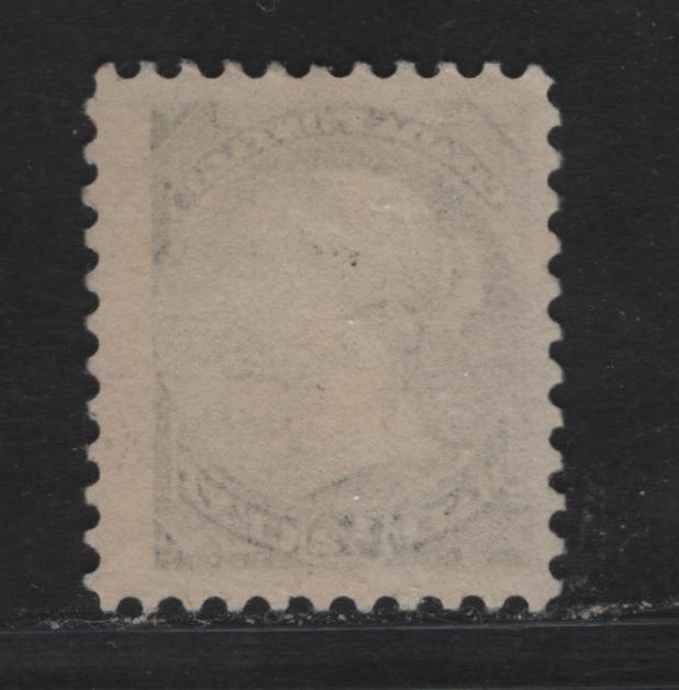 Lot 323 Canada (C)#34ii 1/2c Jet Black Queen Victoria, 1870-1893 Small Queen Issue, A Fine Unused Single, Early Second Ottawa Printing, 2O-F Paper, Perf 12, Small Guide Dot At LL, Which Is Unusual On This Value, No Gum.