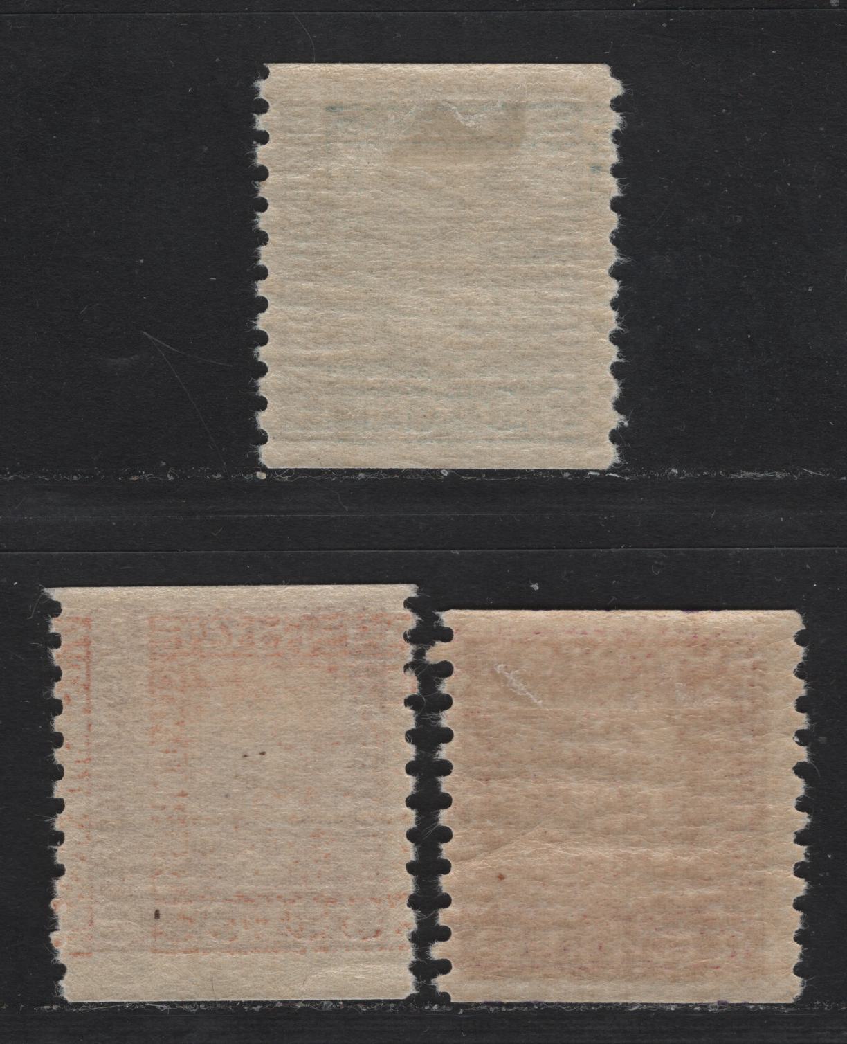 Lot 80 Sweden SC#178-179, 181 30o - 35o Blue -Red Violet King Gustaf V, 1921-1936 King Gustaf V Issue, 3 FOG Singles