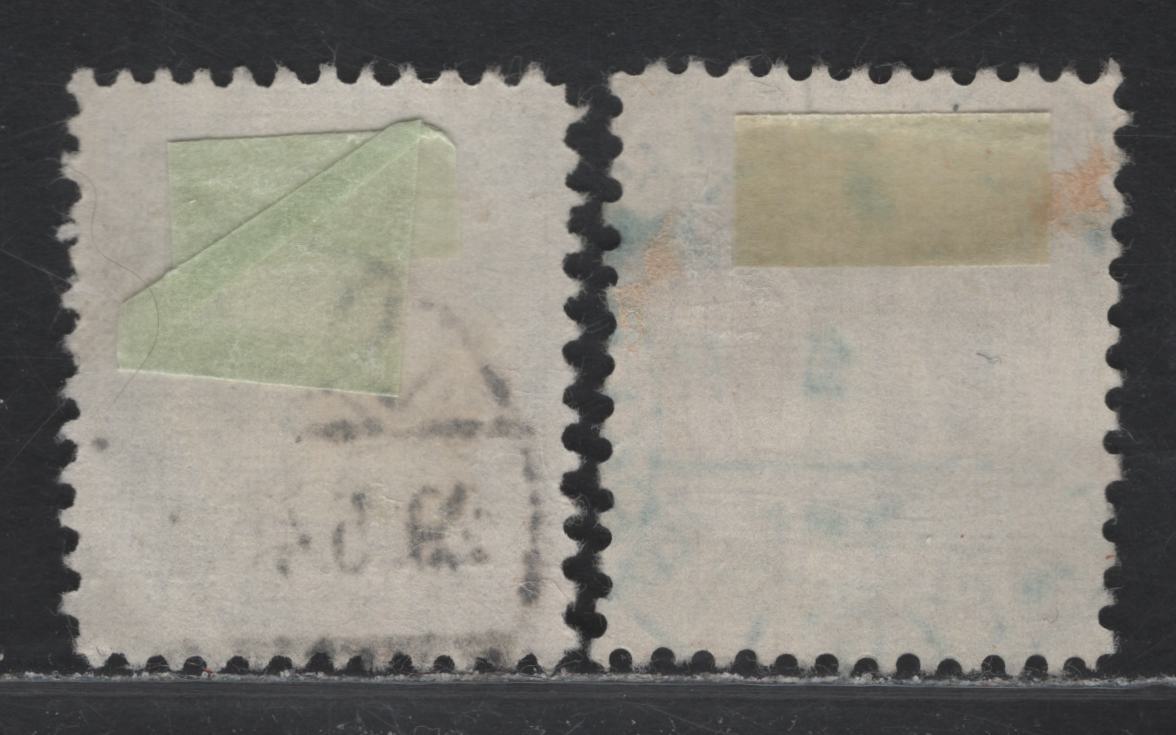 Lot 212 Germany SC#3N2 (Michel# 16Cz) 3pf Gray Violet & Pale Dull Gray Violet , 1945-1946 Allied Military Gov't Issue, 2 Very Fine Used Singles, Brunswick Printing, Paper Z, Perf 11.5x11, Scarce Group of Shades Compared to The Blue Violet.