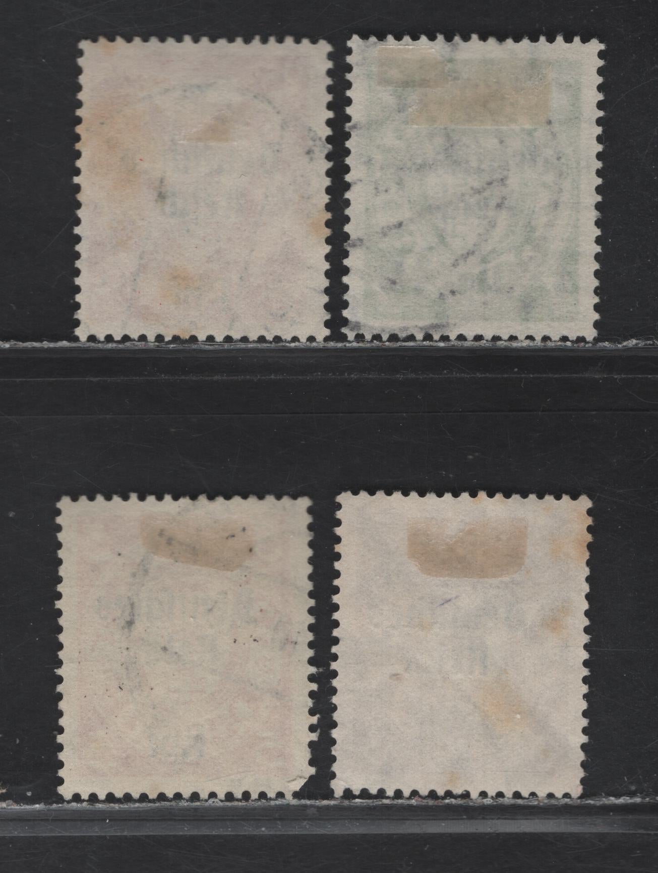 Lot 248 Danzig #242, 244-245, 249 3pf-25pf Brown-Carmine Coat Of Arms, 1939 Deutches Reich Overprints On Arms Issue, 4 Fine & VF Used Singles