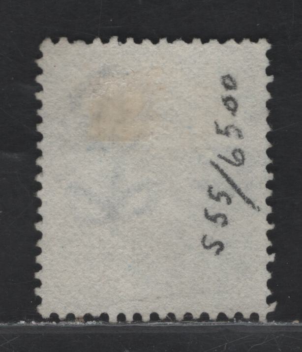 Lot 252 Great Britain #120b 2/-  Milky Blue Queen Victoria, 1867-1880 Surface Printed Issue With Large White Corner Letters, A VG Unused Single No Gum, See Description Regarding Shade, Also Checked Under UV With No Signs Of Cleaning, Cat 24,000 GBP!