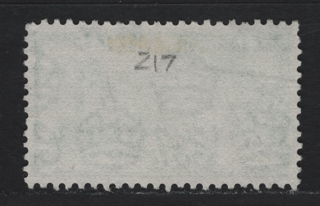 Lot 341 Barbados  #272var 2c Emerald Green Sugar Cane, 1950-1952 King George VI Pictorial Issue, A VF Used Single 1950 Printing On Very Thin, Translucent Paper, Distinctly Thinner Than Normal, Unlisted in Gibbons