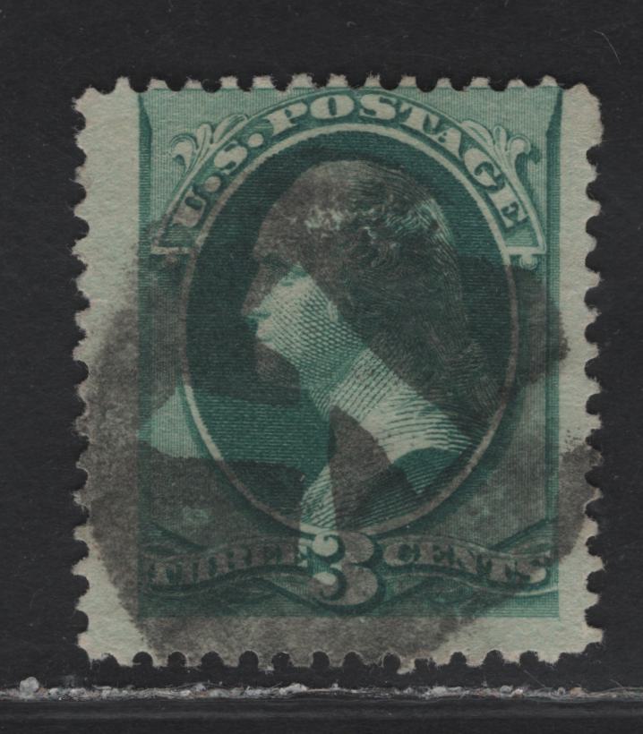 Lot 61 United States (C) SC#184 3c Green , 1879 Large Banknote Issue, A Very Good Used Single, Negative 'K' Cancel