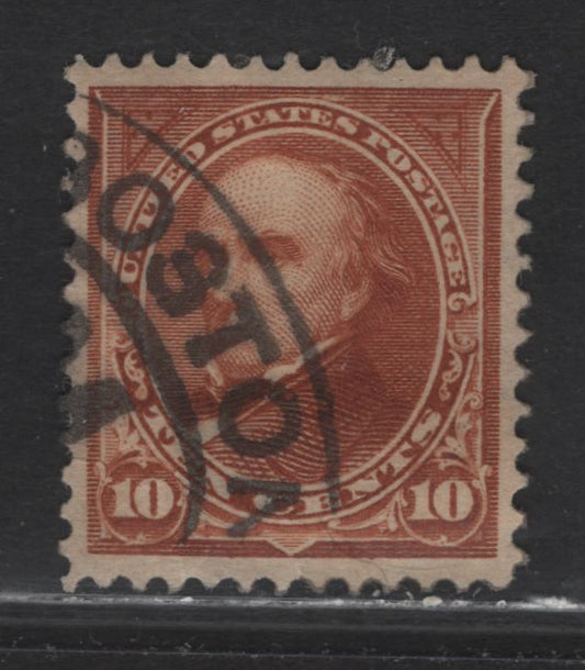 Lot 66 United States (C) SC#283 10c Orange Brown - Olive Green , 1897-1903 Bureau Banknotes Issues, A Very Fine Used Singles, Beautifully Centered Example