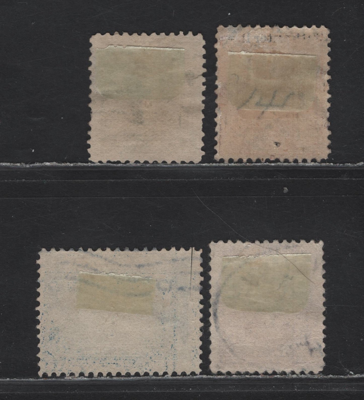 Lot 68 United States (C) SC#308-309, 367, 399 15c - 5c Olive Green - Blue , 1902-1913 Second Bureau - Panama Pacific Issues, 4 Fine/Very Fine Used Singles