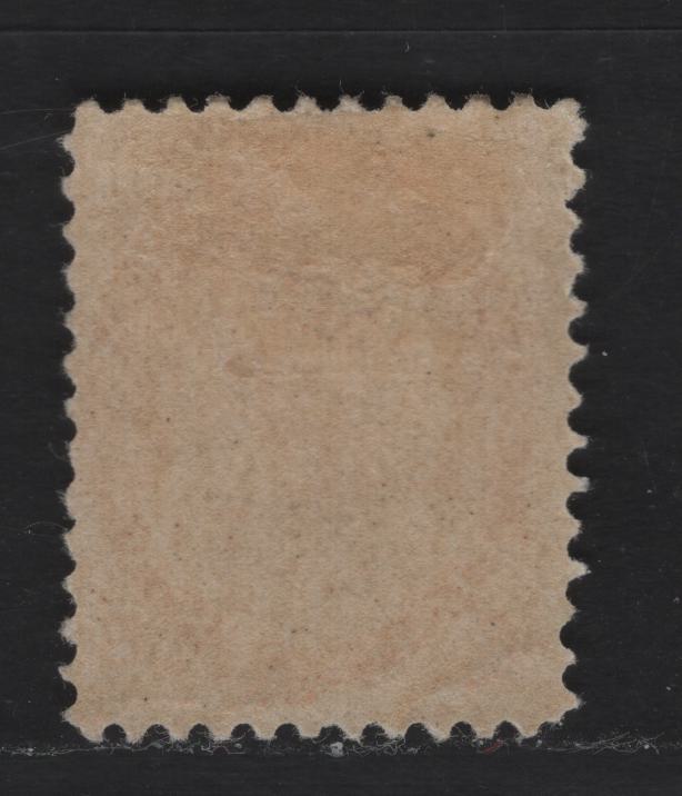 Lot 9 Canada (C) #82 8c Orange Queen Victoria, 1898-1902 Numeral Issue, A FOG Single, ABN-A Paper, Perf 12x11.9, 17.6x21.5mm Design.