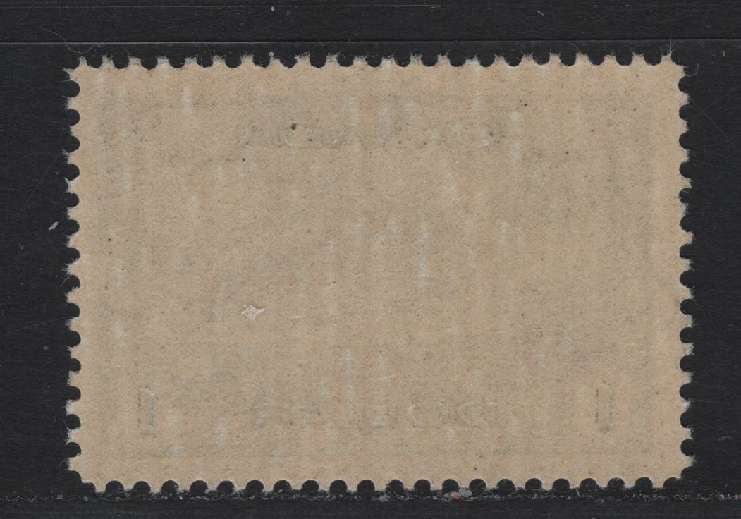Lot 213 Canada (C) #262 $1 Deep Blue Tribal Class Destroyer, 1942-1943 KGVI War Issue, A VFNH Single, CBN-QQQQ Paper, Perf 11.9x12