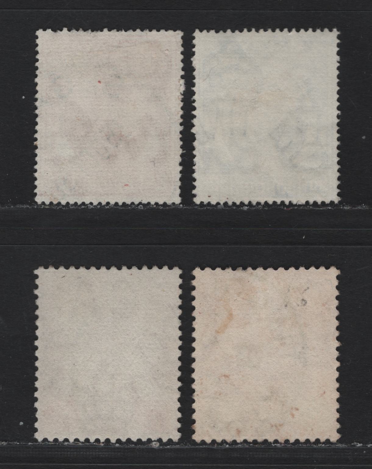 Lot 141 Malaya - Johore (C) SG#78, 91, 134, 144 1c - 50c Dull Purple & Green - Black & Blue , 1910-1955 Sultan Ibrahim Keyplates, 4 Very Fine Used Singles, Town Cancels Including Kota Tinggi, Johore & Sega…