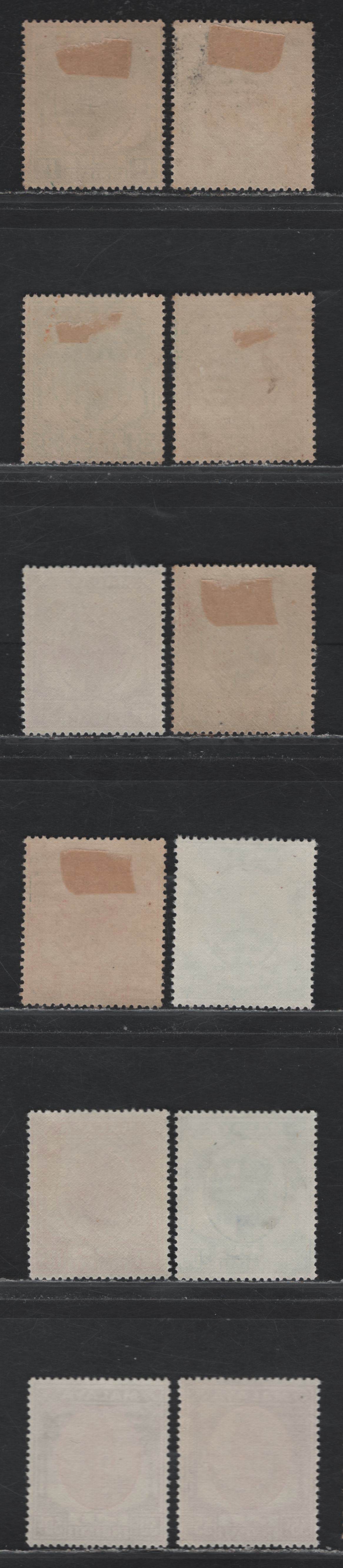 Lot 146 Malaya - Kedah (C) SG#76/85b 1c - 35c Black - Scarlet & Purple , 1950-1955 Rice Sheaf & Sultan Badlislah Keyplates, 12 F/VFOG/NH Singles, The 5c, 8c Green & 35c are NH, Rest Hinged