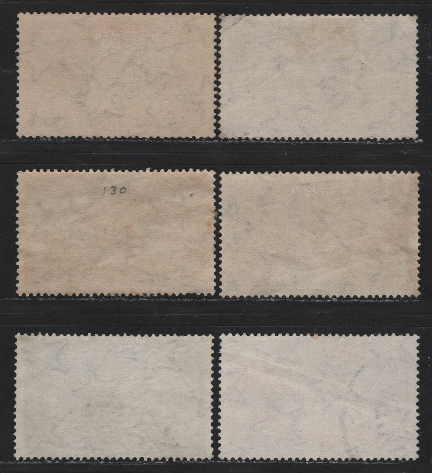 Lot 64 India (C) SG#226w, 227-228, 229w-231w 1/4a - 1r Olive Gray & Orange Brown - Violet & Green , 1931 Inauguation of New Delhi Issue, 6 Fine/Very Fine Used Singles, 1/2a, 2a, 3a & 4a Have Wmk Stars Pointing Left, 3a & 1r Have Light Diagonal Creases