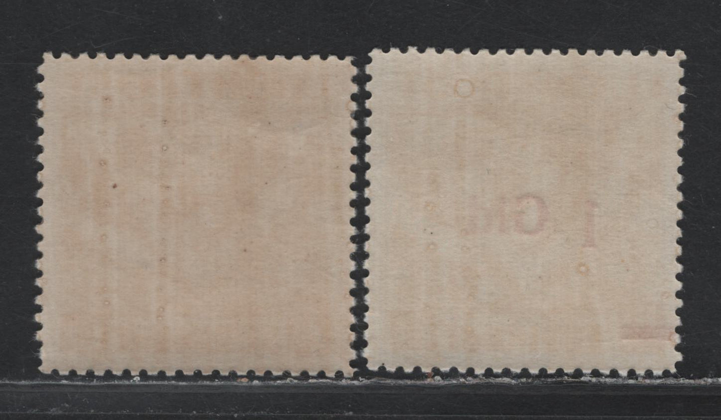 Lot 273 Surinam SC#C17, C24 2.5g - 1g on 2.5g Yellow , 1941-1945 Airmail Issues, 2 VFOG/NH Singles, 2.5g Is NH & Surcharge Is LH