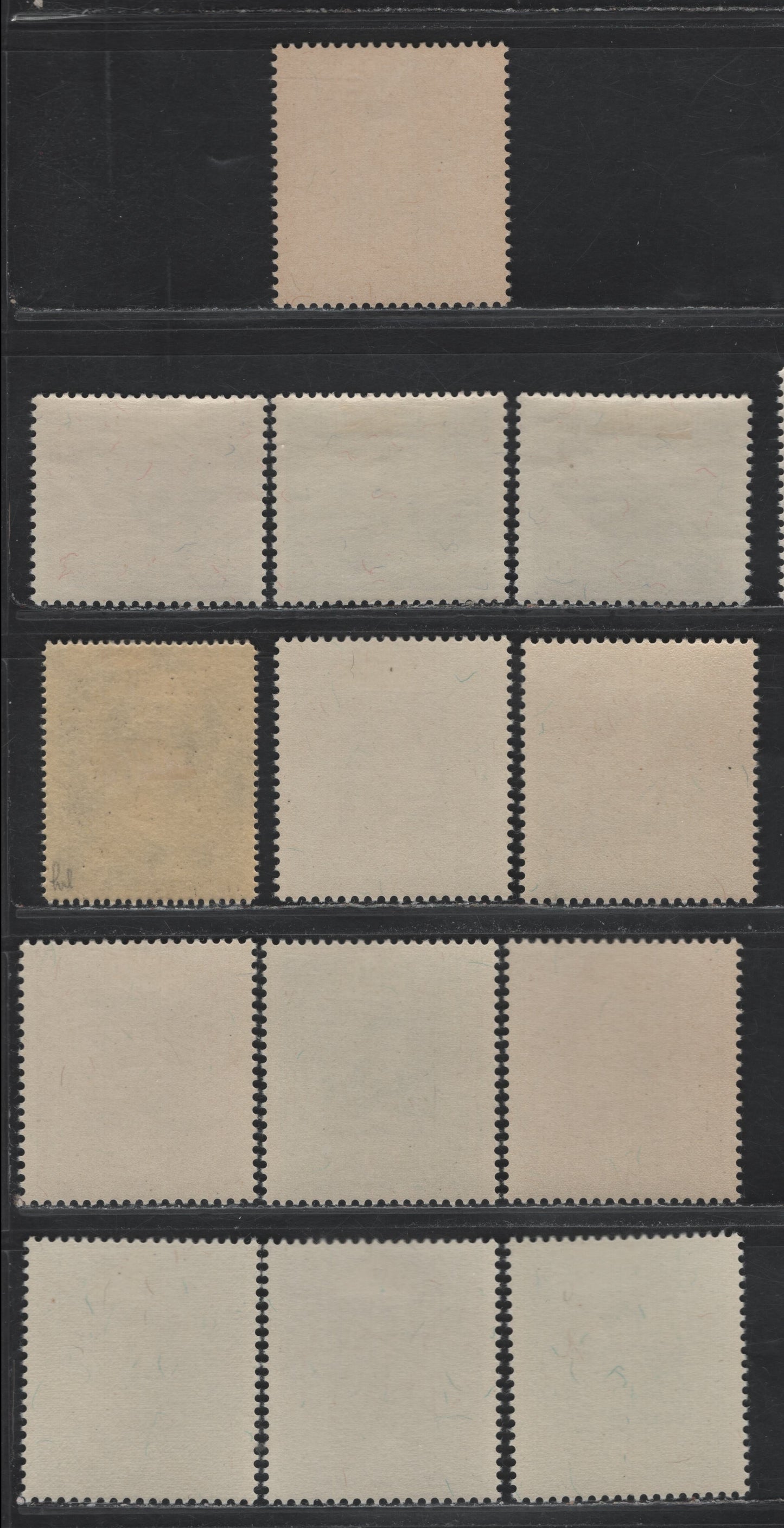 Lot 295 Liechtenstein SC#223-235 20rp - 120rp Henna Brown - Claret , 1947-1949 Wildlife - Portraits Issues, 13 VFOG Singles