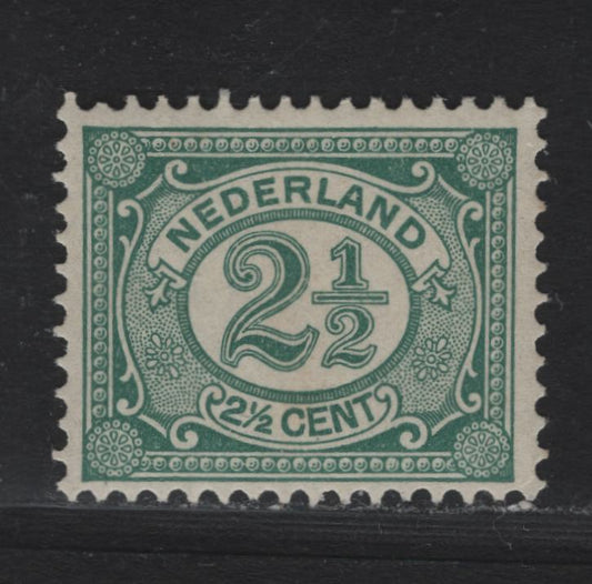 Lot 5 Netherlands SC#60 2.5c Deep Green Numeral, 1898-1924 Numerals - Queen Wilhelmina Issue, A VFNH Single
