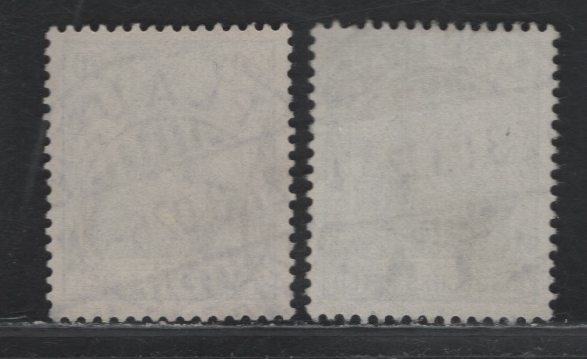 Lot 122 Germany SC#69,b (72a-b) 20pf Lively Violet Ultramarine - Lively Lilac Ultramarine , 1902-1905 Germania Issue, 2 Very Fine Used Singles, Used Examples Of Both Shades, Cancelled With August 21 1902 Plaven & March 17 1903 Korunausen CDS Cancels