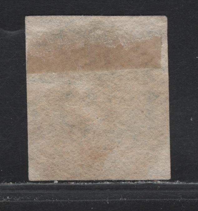 Lot 250 Belgium SC#7 20c Blue , 1851-1854 King Leopold I Issue, A Very Fine Used Single, 4 Clear Margins, Full On All Sides To Larger Than Full At Top, $24 Numeral Circular Grid Cancel, Two L's Wmk Without Frame.
