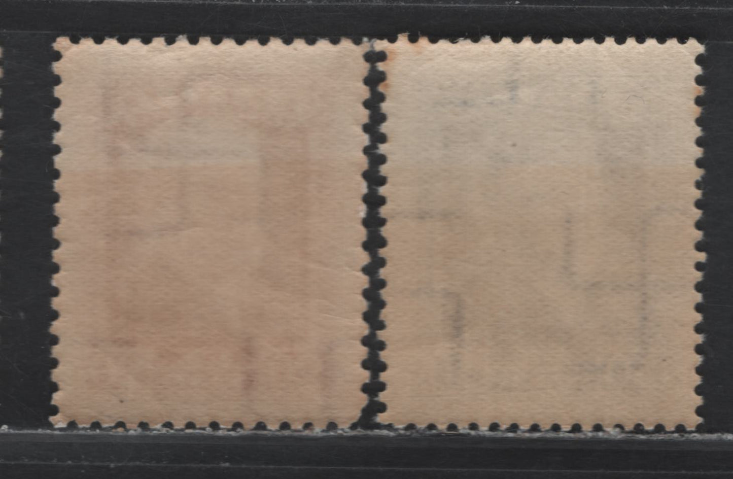 Lot 304 Latvia SC#187, 189 20s - 30s Rose Lake & Brown Lake - Dark Blue , 1937 60th Birthday of President Ulmans Issue, 2 VFNH Singles, Perfs 10 & 11.5 .