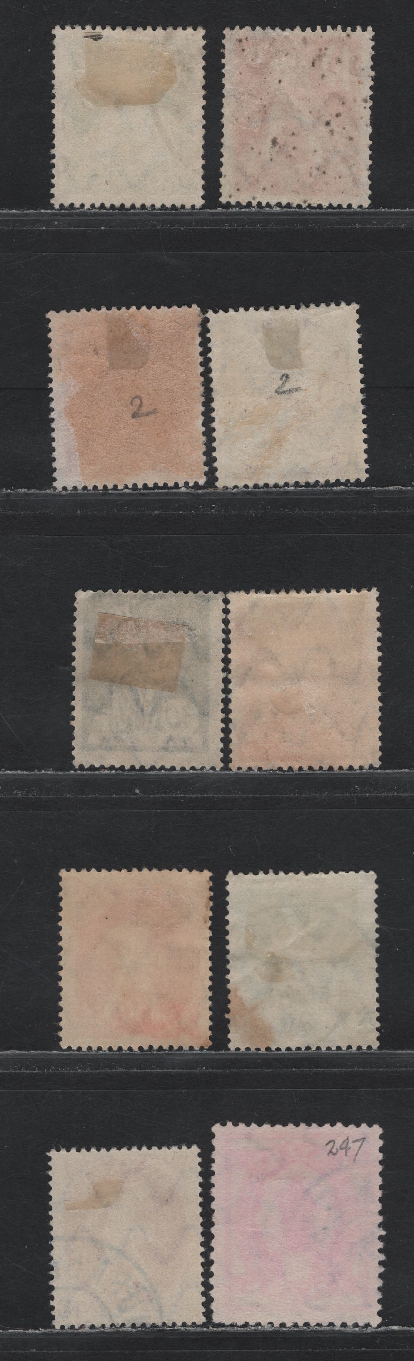 Lot 57 Bavaria SC#238/247 5pf - 1m Carmine & Gray , 1920 Plowman, Sower & Madonna/Child Issue, Fine/Very Fine Used Singles, Postal Cancels
