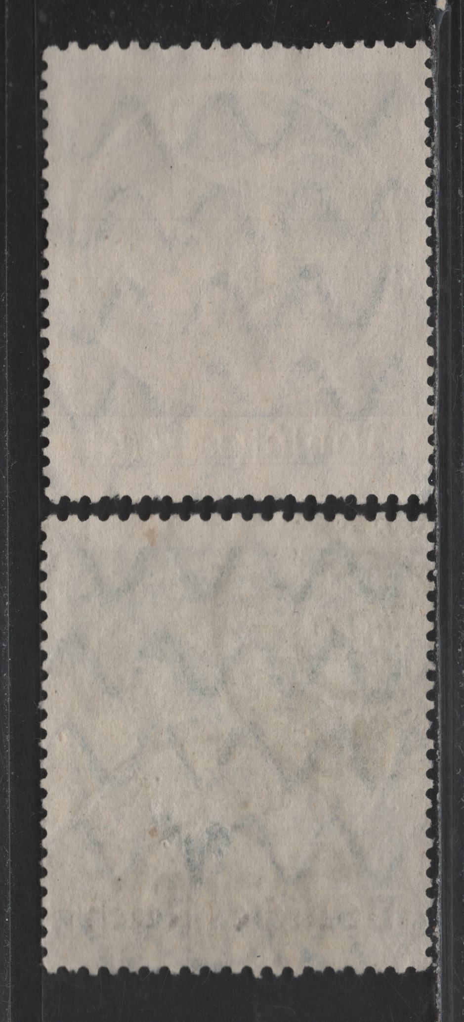 Lot 63 Bavaria SC#274-275 (137I-138I) 10m - 20m Deep Green - Black , 1920 Deutches Reich Overprinted Plowman, Sower & Madonna Issue, 2 Very Fine Used Singles, Type 1 Overprints