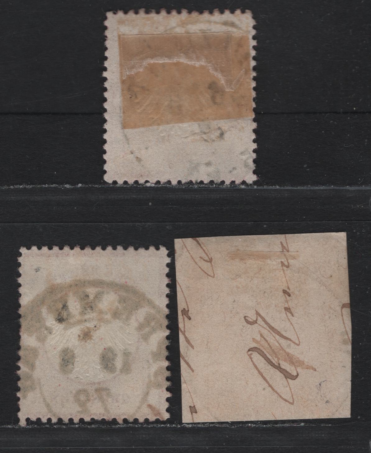 Lot 75 Germany SC#4 1gr Rose , 1872 Eagle With Small Shield Issue, 3 Fine/Very Fine Used Singles, 3 SON Town Cancels, Spremberg (Aug 19 1872), Wissingen (Aug 5 1874) & Sulzmatt (March 26 1872)