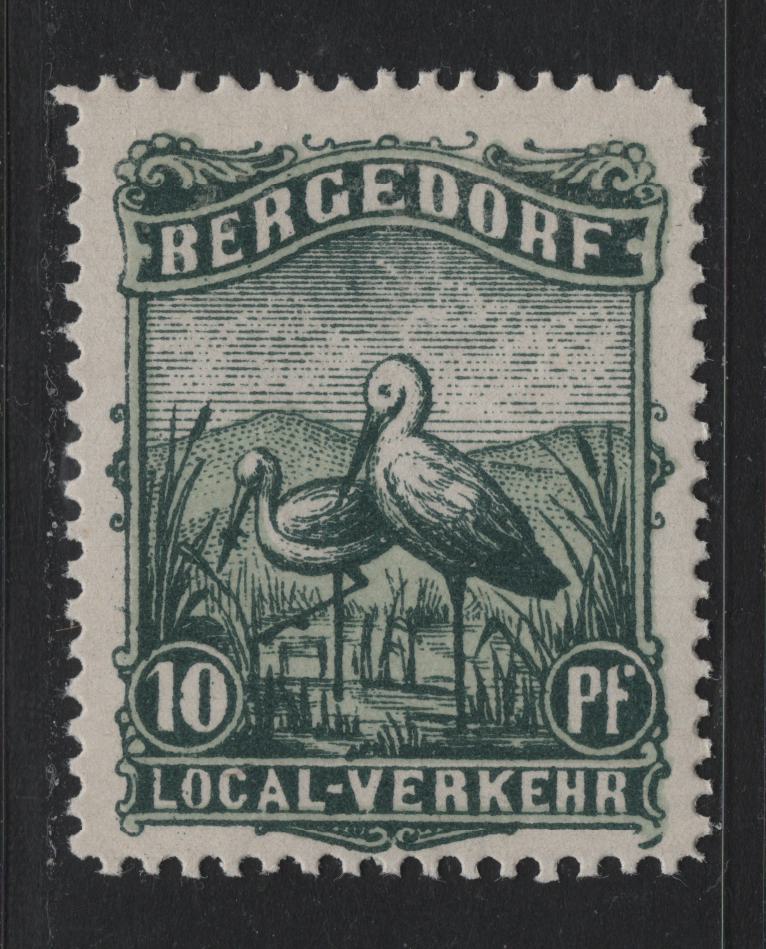 Lot 235 Germany - Bergodorf (C) SC#   , 1887 Private Local Post Issue, A VFNH Single