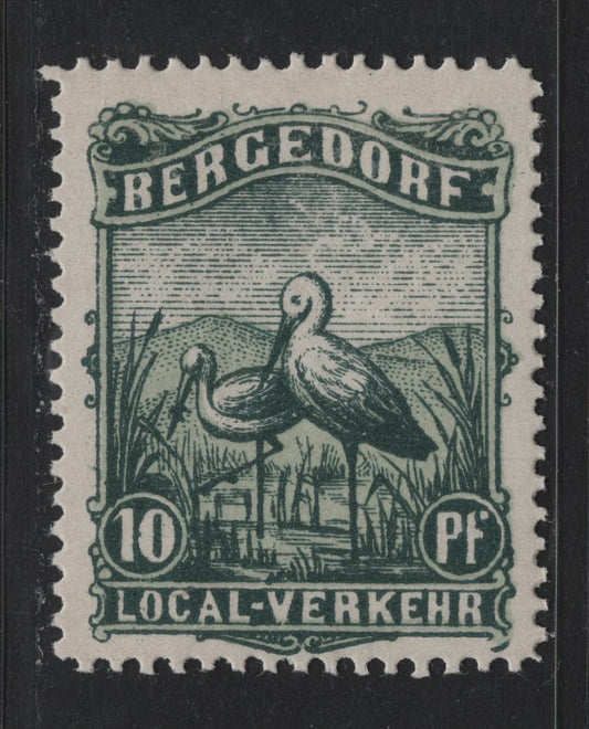 Lot 235 Germany - Bergodorf (C) SC#   , 1887 Private Local Post Issue, A VFNH Single