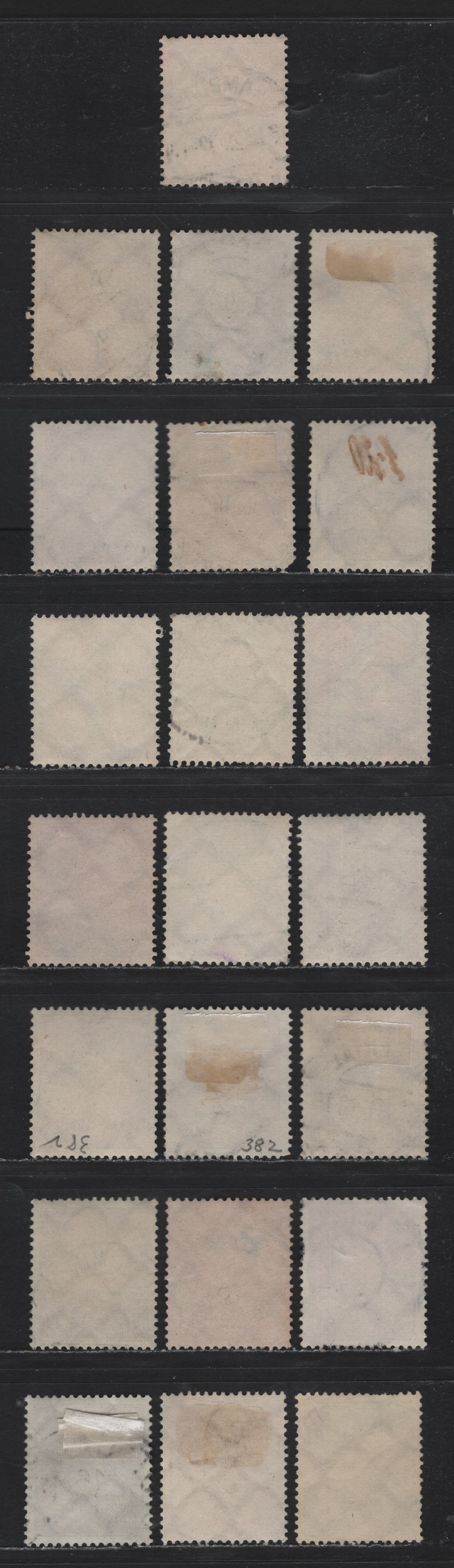 Lot 206 Germany SC#382 (421) 60pf Orange Brown , 1928-1932 Ebert & Hindenburg Issue, 22 Fine/Very Fine Used Singles, All With Readable, Dated Town Cancels