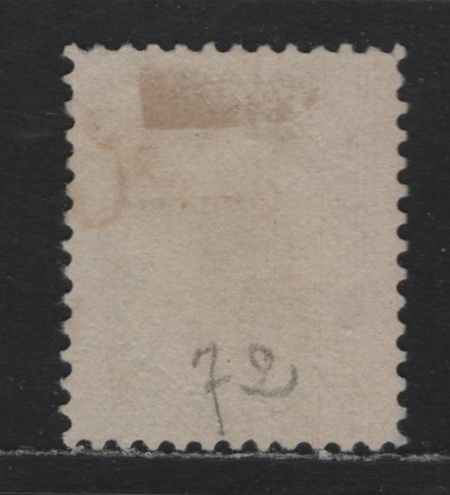 Lot 125 Canada #84 20c Olive Green Queen Victoria, 1898-1902 Numeral Issue, A Very Fine Used Single, ABN-A Paper, Perf 12