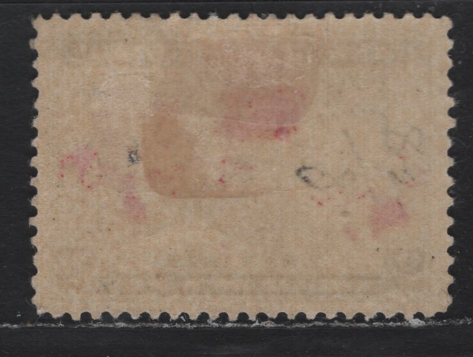 Lot 130 Canada #85i 2c Black, Lavender Gray & Aniline Red Mercator's Projection, 1898 Imperial Penny Postage Issue, A VFOG Single, ABN-A Paper, Perf 12.05x12, Dotted Line Of Latitude Above Equator.