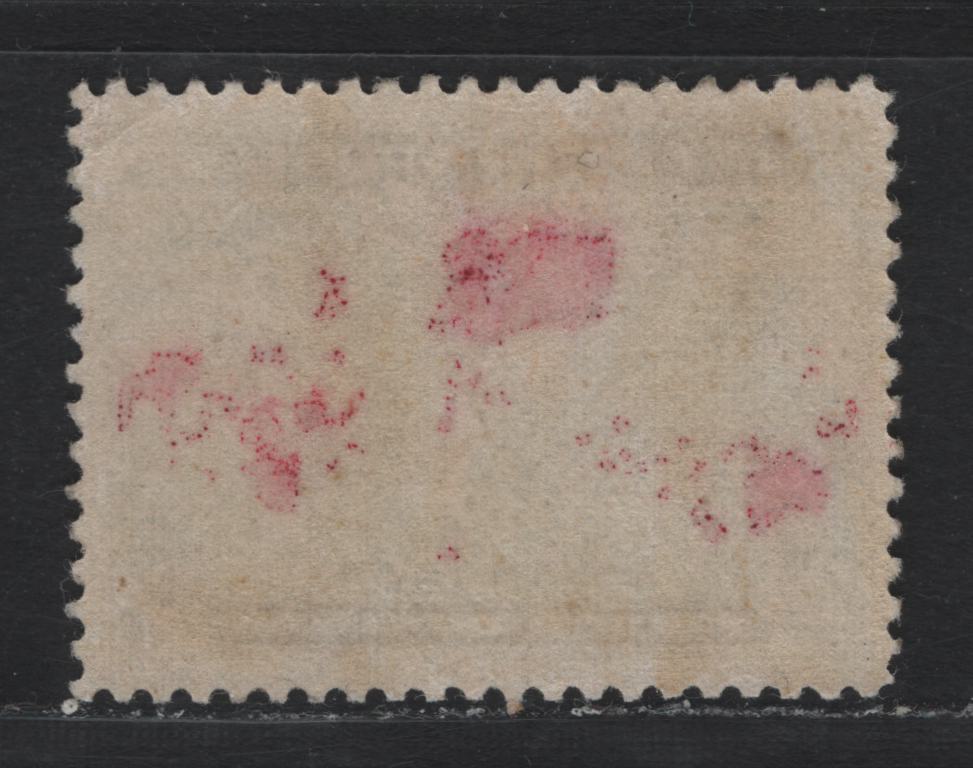 Lot 135 Canada #86b 2c Black, Light Prussian Blue & Aniline Red Mercator's Projection, 1898 Imperial Penny Postage Issue, A VFOG Single, ABN-A Paper, Perf 12