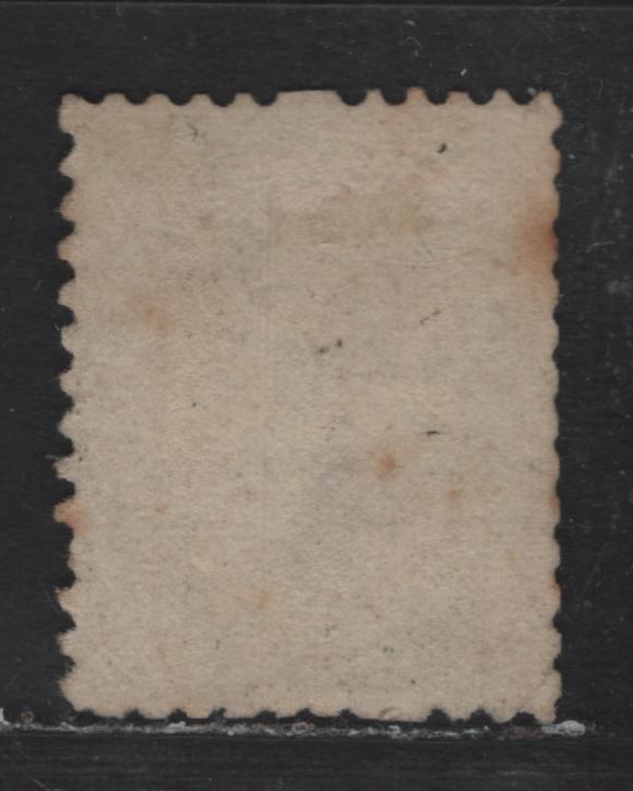 Lot 156 Canada (C) #17a 10c Violet HRH Prince Albert, 1859-1864 First Cents Issue, A Good Used Single, Perf 11.75x12, Cents-N Paper, Small Stain & Filled In Thin At Prince Alberts Coller.