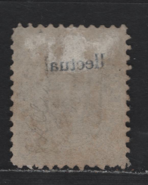 Lot 157 Canada (C) #17 10c Deep Blue HRH Prince Albert, 1859-1864 First Cents Issue, A Fine Used Single, Cents-GGG Paper, Perf 11.75x12, Moderate to Heavy Strike Of #28 4-Ring Numeral Cancel For Paris, CW (RF 4).