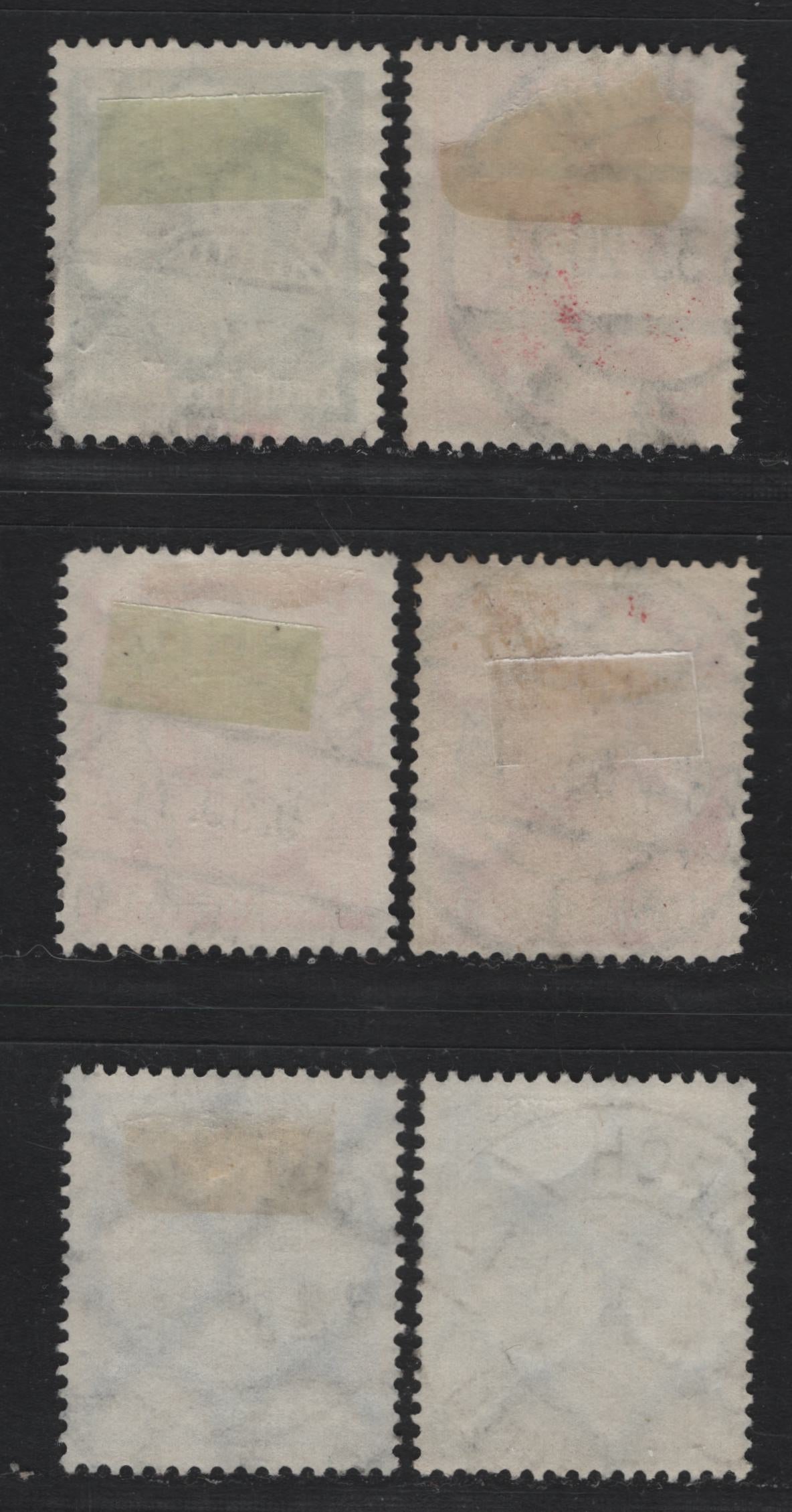 Lot 163 Germany SC#398-400 (479-481) 6pf - 25pf Dark Green - Ultramarine , 1933 Potsdam Day Issue, 6 Fine/Very Fine Used Singles, 1933 Dated SON Town Cancels, Including Horrem, Potsdam, Weitzlar & Zeite