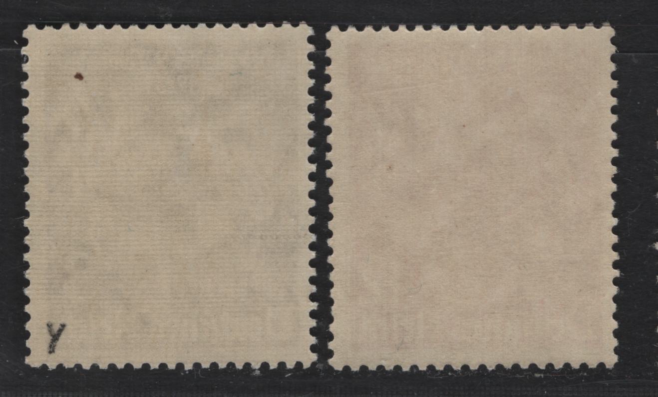Lot 177 Germany SC#467-468 (598y, 599x) 3pf - 12pf Brown -Dark Red , 1935 12th Anniversary of First Potsch Issue, 2 VFNH Singles, Includes The Horizontal Wove Paper Printing Of the 3pf