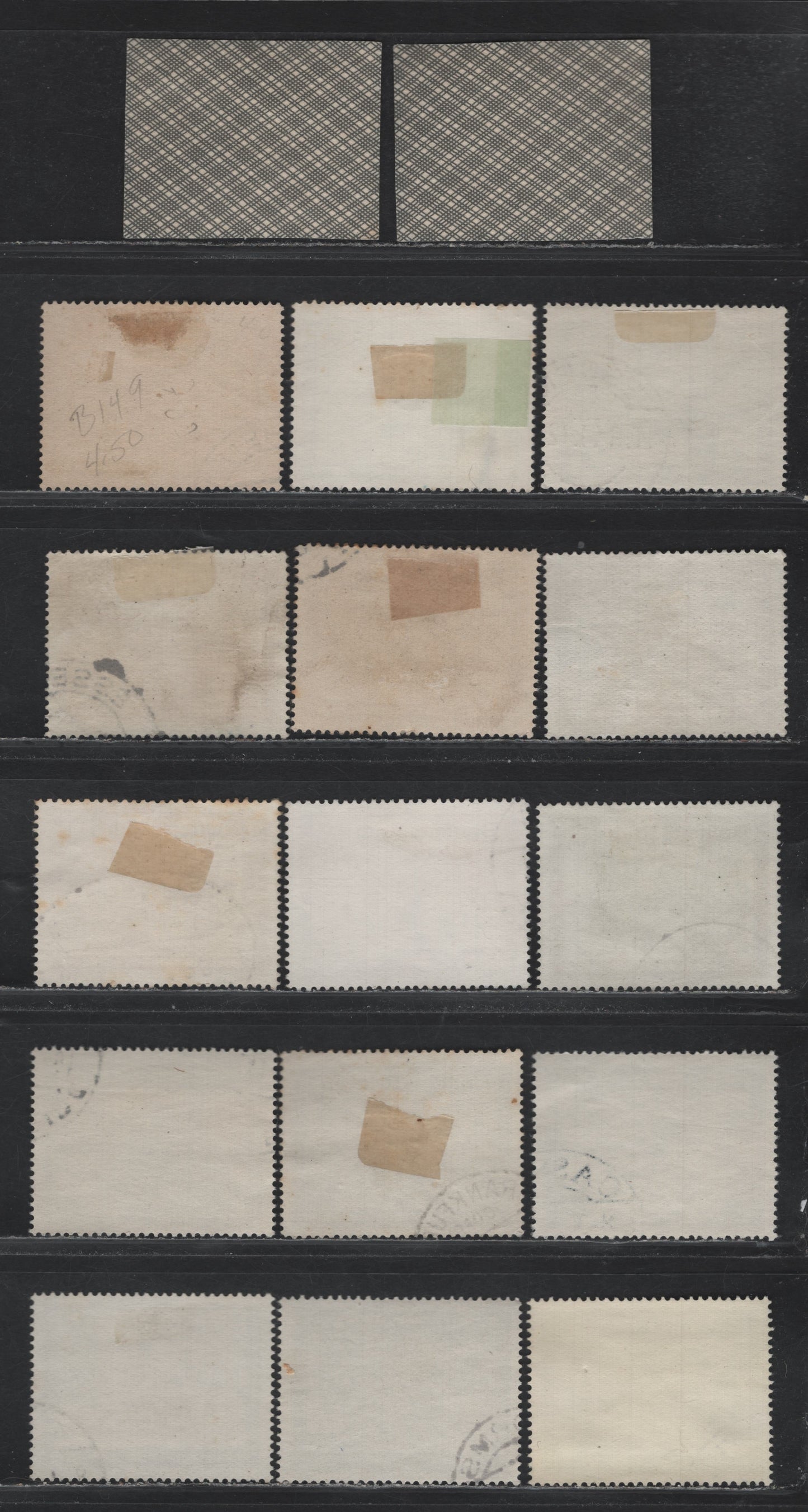 Lot 232 Germany SC#B148/B159 (702-713, 773-778) 3pf+2pf - 25pf+15pf Bistre Brown - Dark Blue , 1939-1941 Hitler's National Culture Fund Issues, 17 Fine/Very Fine Used Singles, Nearly Complete Set, Missing Only B154A - 12pf+18pf Dark Carmine Rose