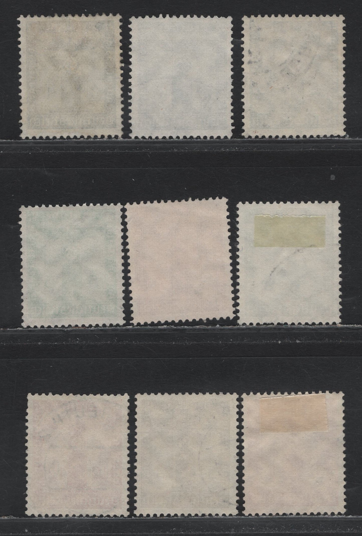 Lot 260 Germany SC#S1-S11 (144-154) 1pf - 24pf Black - Citron , 1938 Franchise Issue, 11 Very Fine Used Singles
