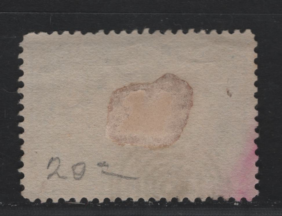 Lot 46 Canada SC#54 5c Dark Blue Queen Victoria, 1897 Diamond Jubilee Issue, A VF Used Singles On ABN-U Paper, Perf. 12.1 x 11.9