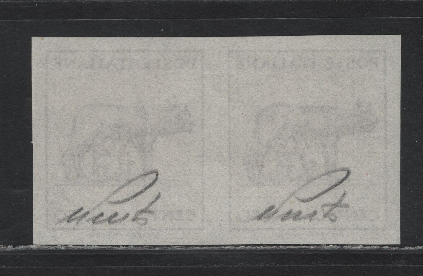 Lot 166 Italy SC#440var 50c Rose Violet & Pale Rose, 1942 Italian Army Issue, A Very Fine Unused Imperf Pair, Signed Giuseppe Pinto (Prominent Italian Expertizer)