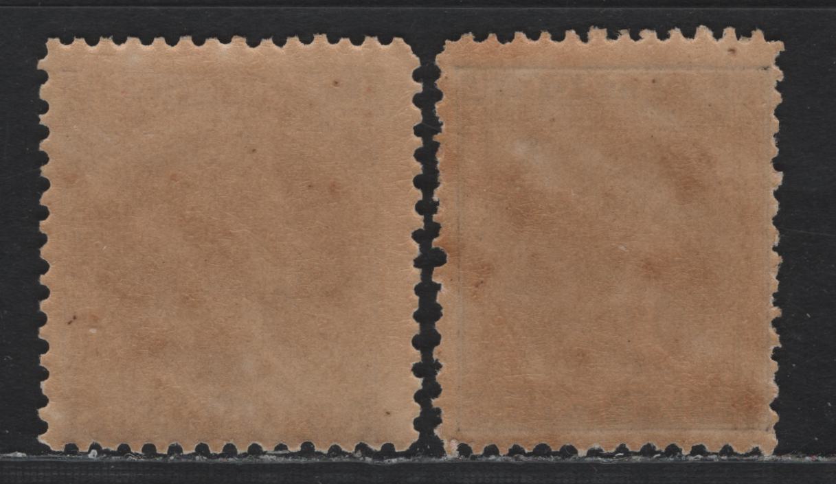 Lot 76 PEI #15-16 6c - 12c Black - Lilac, 1872 Queen Victoria Issue, 2 FNH Singles, Perf 12.1
